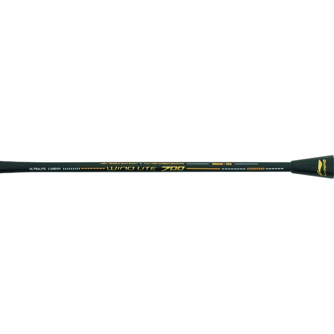 Close up of Wind lite 700  Badminton racket shaft by Li-ning studio