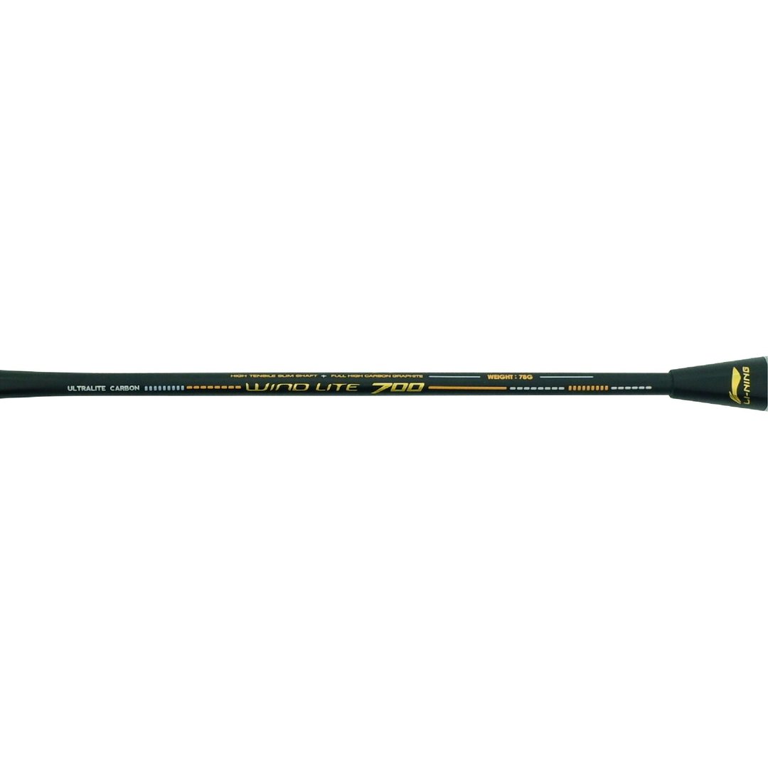Close up of Wind lite 700  Badminton racket shaft by Li-ning studio